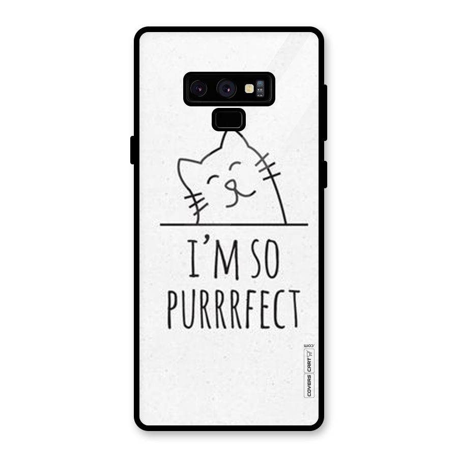 So Purrfect Glass Back Case for Galaxy Note 9