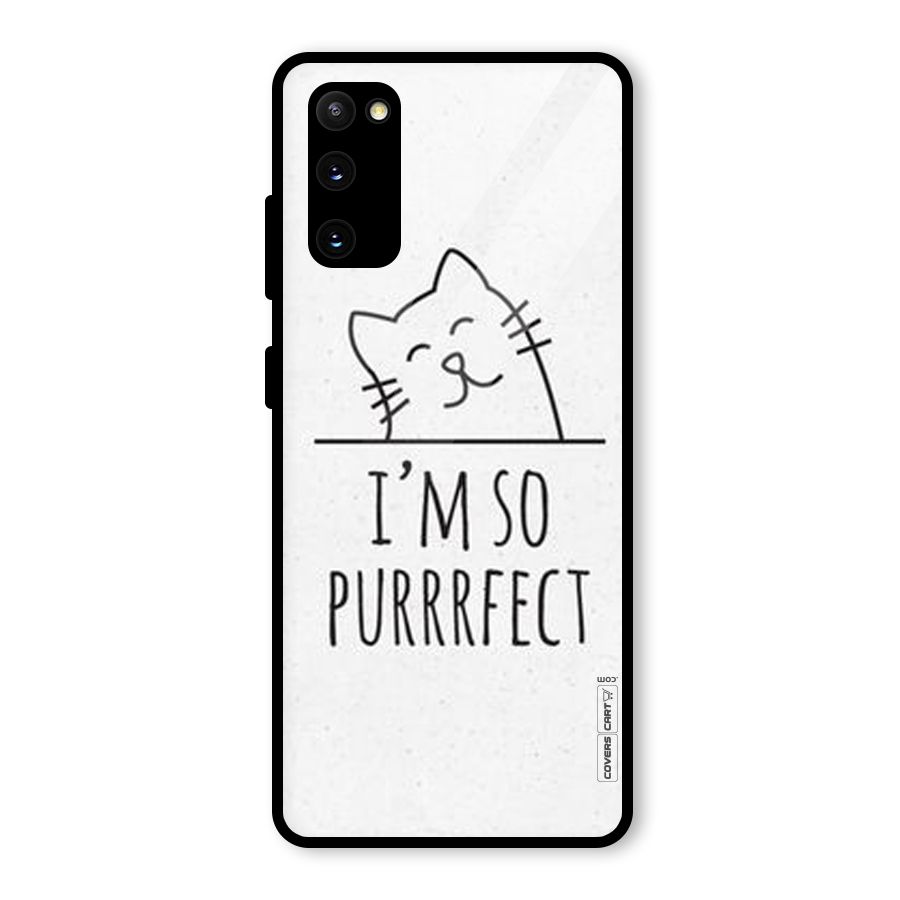 So Purrfect Glass Back Case for Galaxy S20 FE 5G