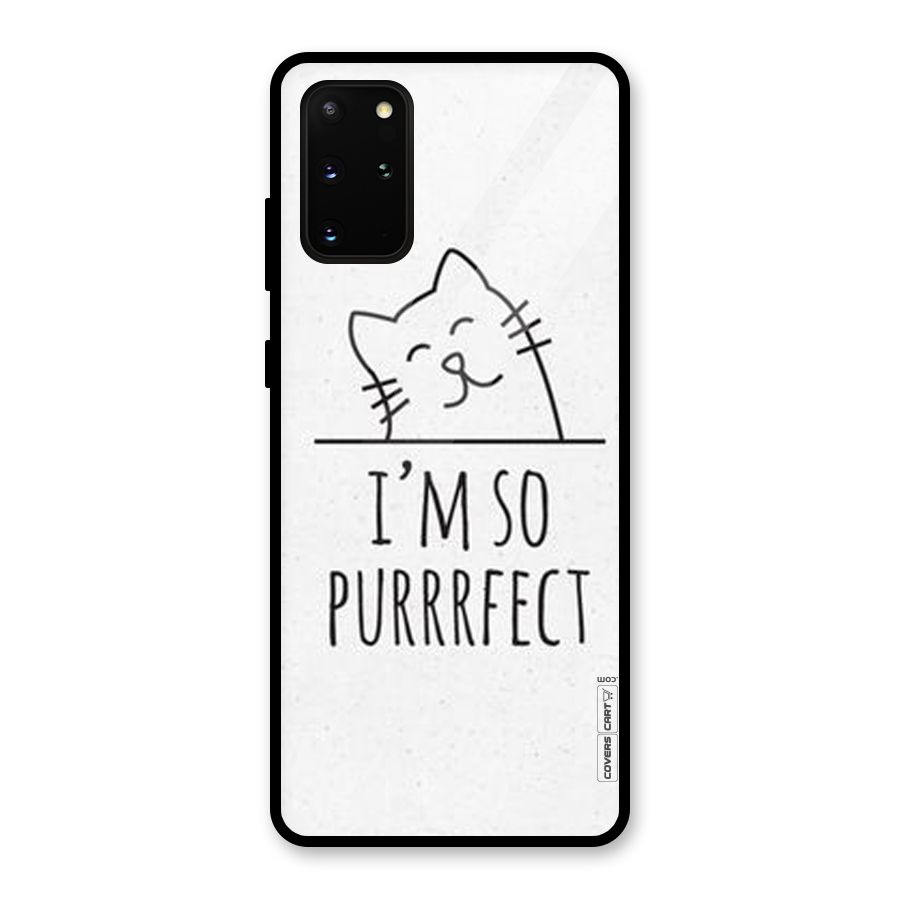 So Purrfect Glass Back Case for Galaxy S20 Plus