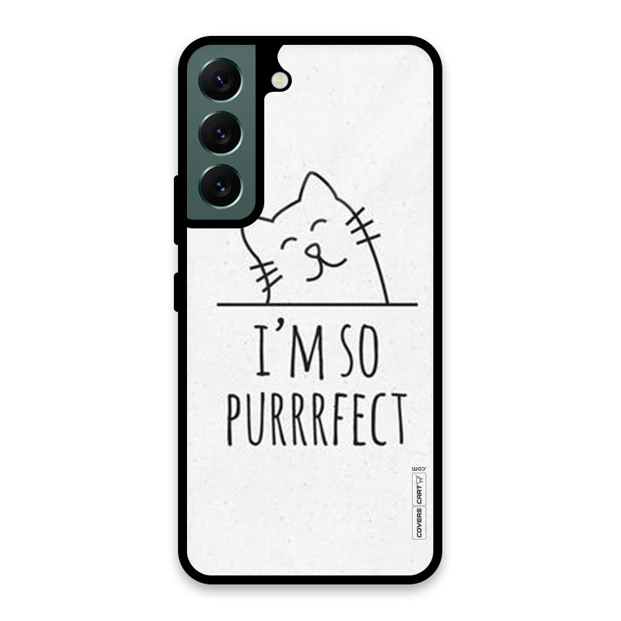 So Purrfect Glass Back Case for Galaxy S22 5G