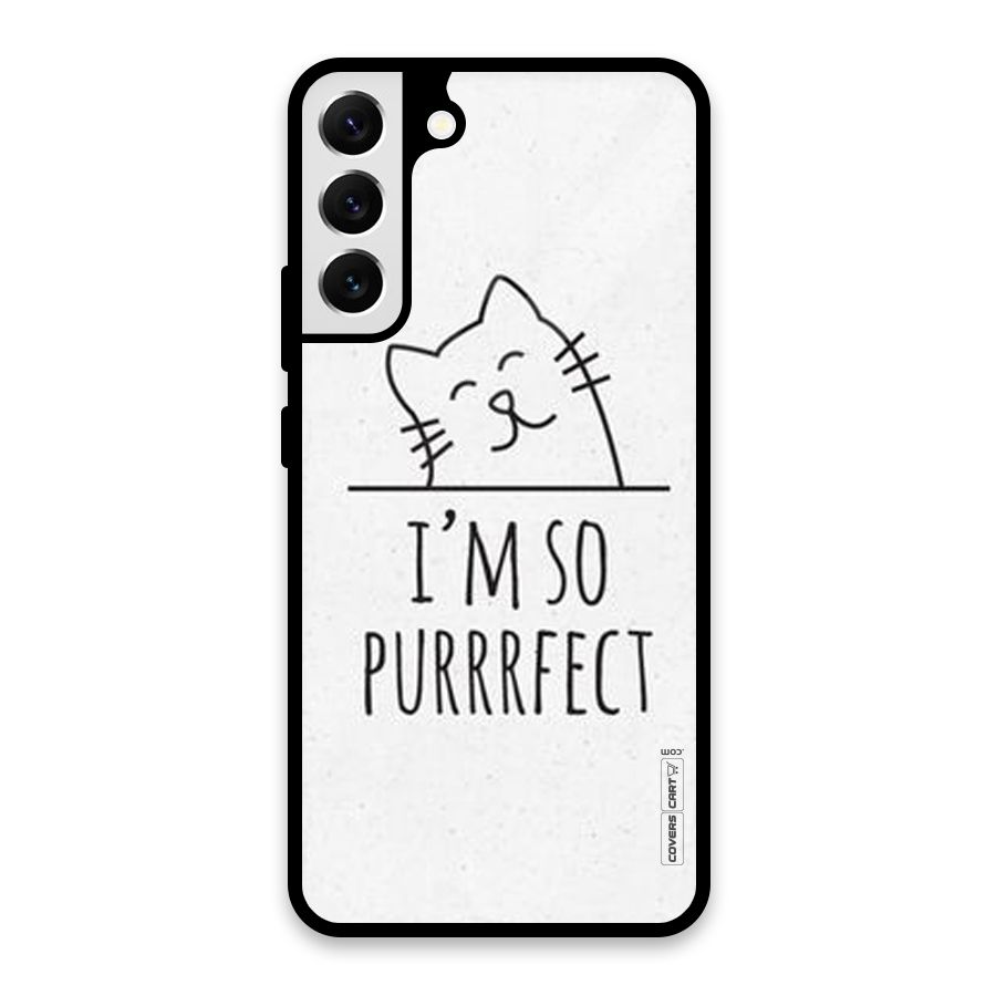 So Purrfect Glass Back Case for Galaxy S22 Plus 5G