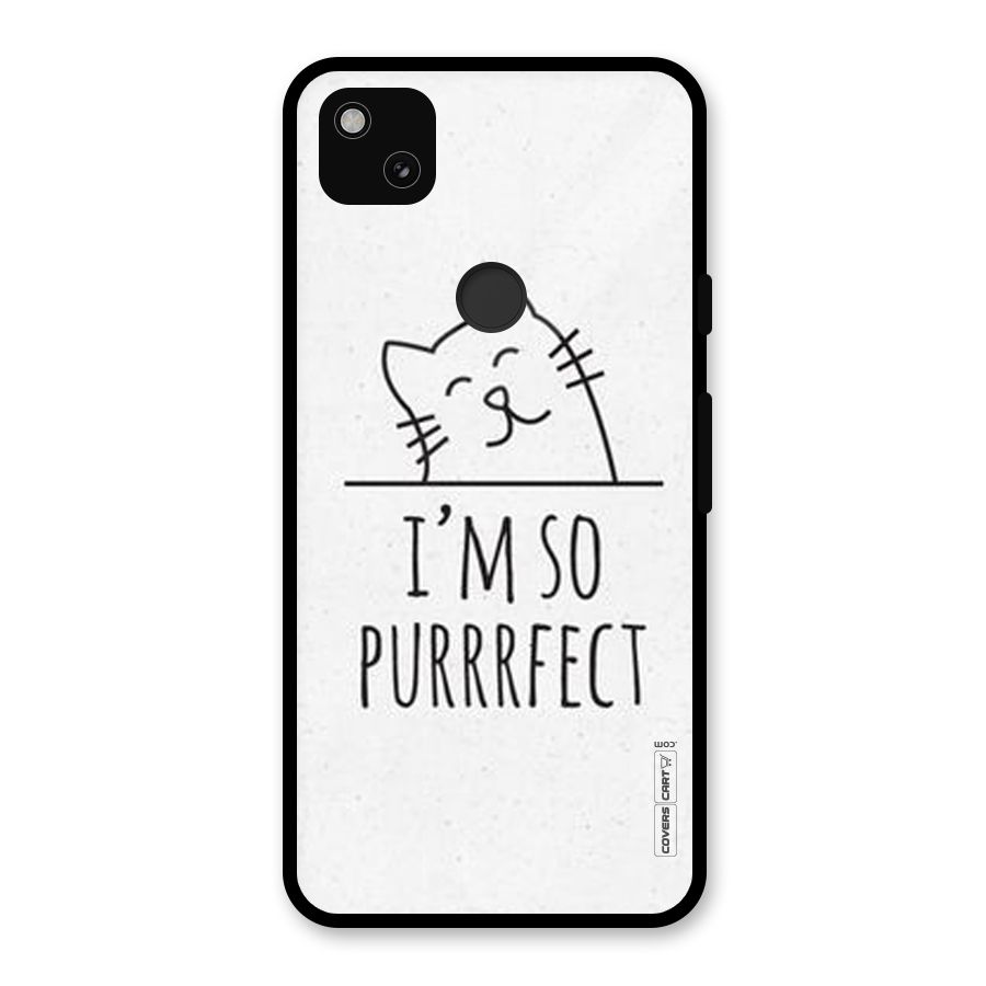 So Purrfect Glass Back Case for Google Pixel 4a