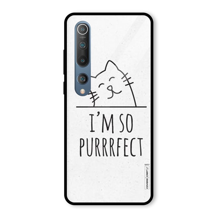 So Purrfect Glass Back Case for Mi 10
