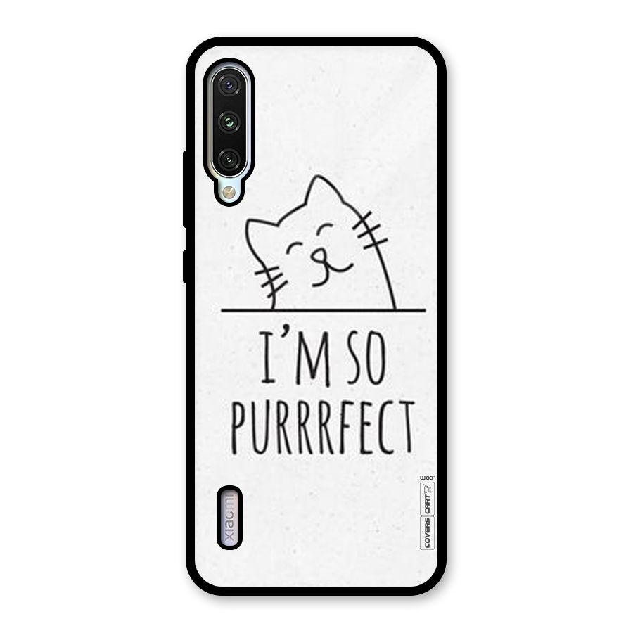 So Purrfect Glass Back Case for Mi A3