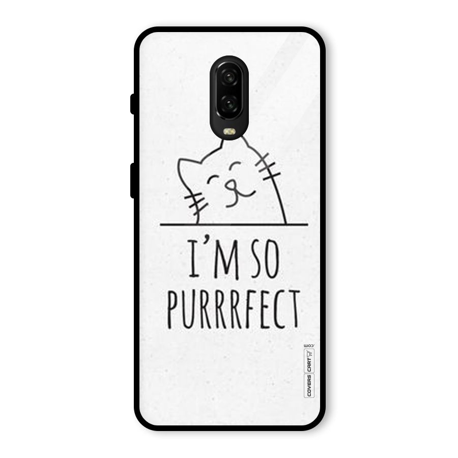 So Purrfect Glass Back Case for OnePlus 6T
