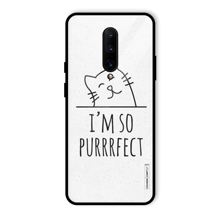 So Purrfect Glass Back Case for OnePlus 7 Pro