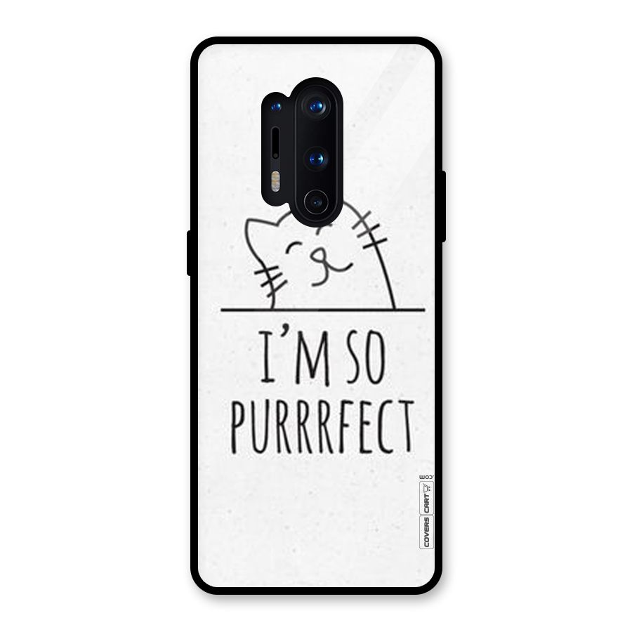 So Purrfect Glass Back Case for OnePlus 8 Pro