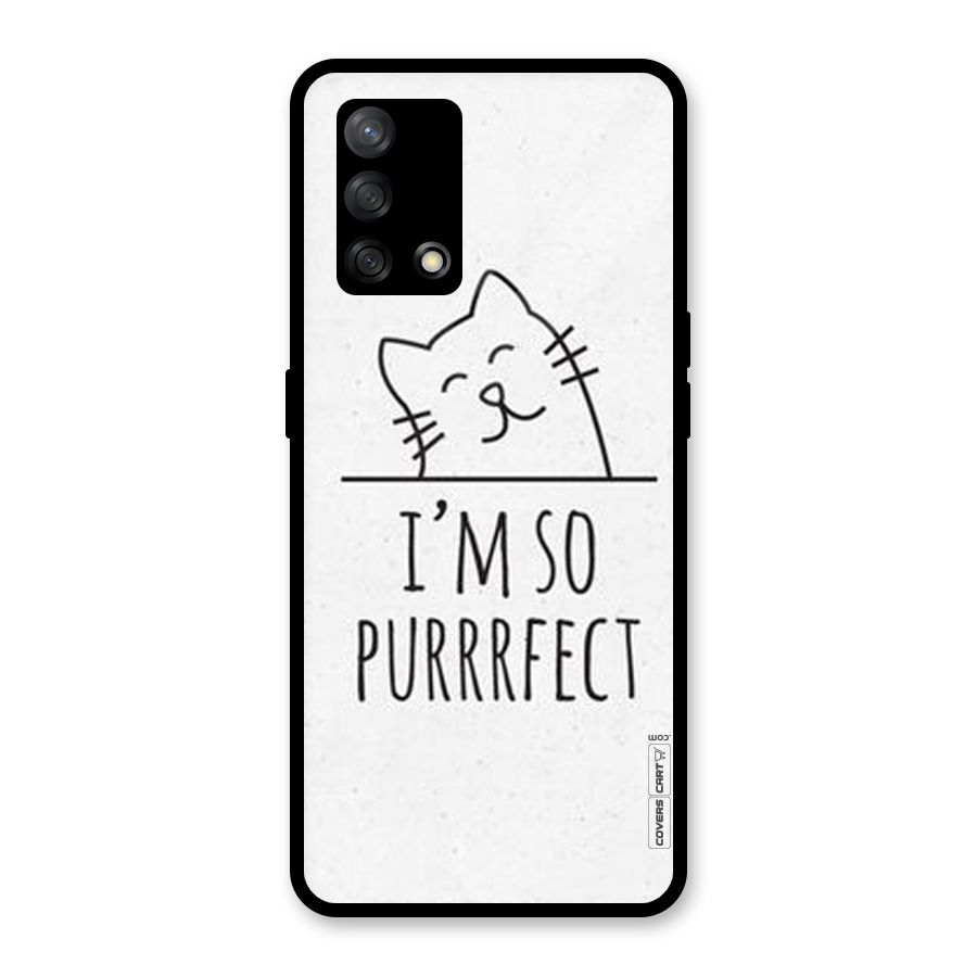 So Purrfect Glass Back Case for Oppo F19