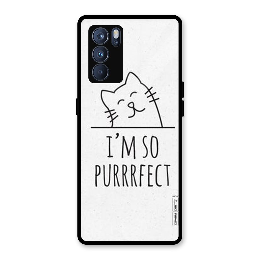 So Purrfect Glass Back Case for Oppo Reno6 Pro 5G