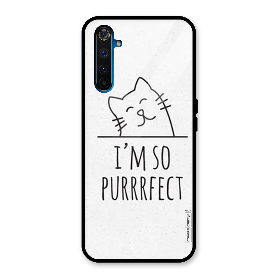 So Purrfect Glass Back Case for Realme 6 Pro