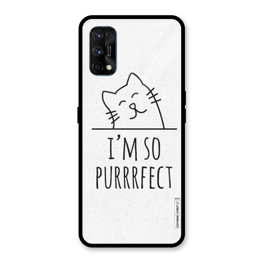 So Purrfect Glass Back Case for Realme 7 Pro