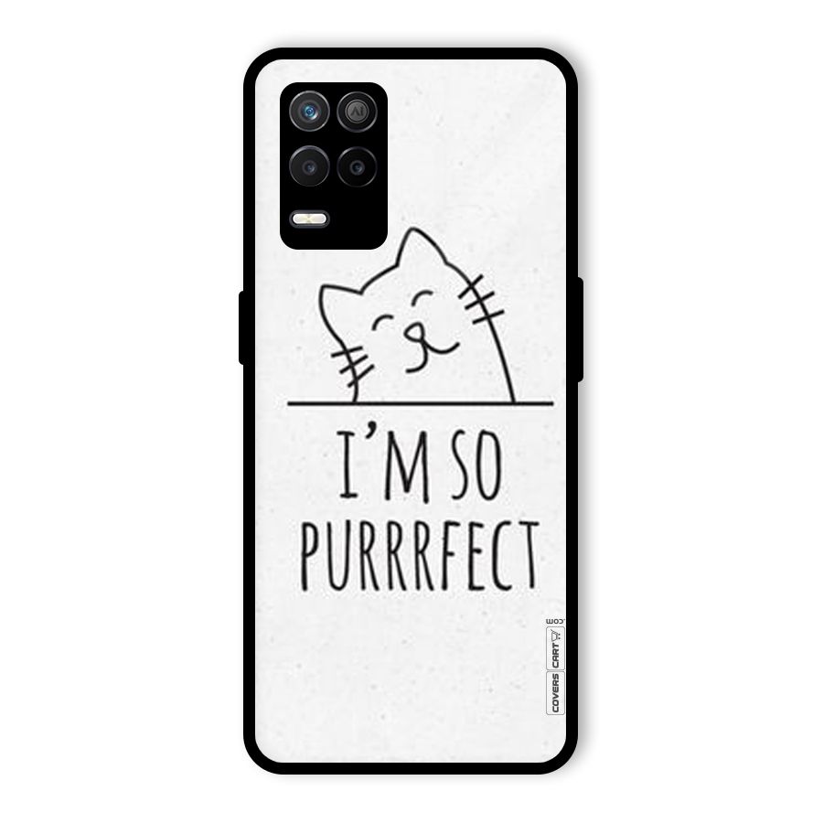 So Purrfect Glass Back Case for Realme 8 5G