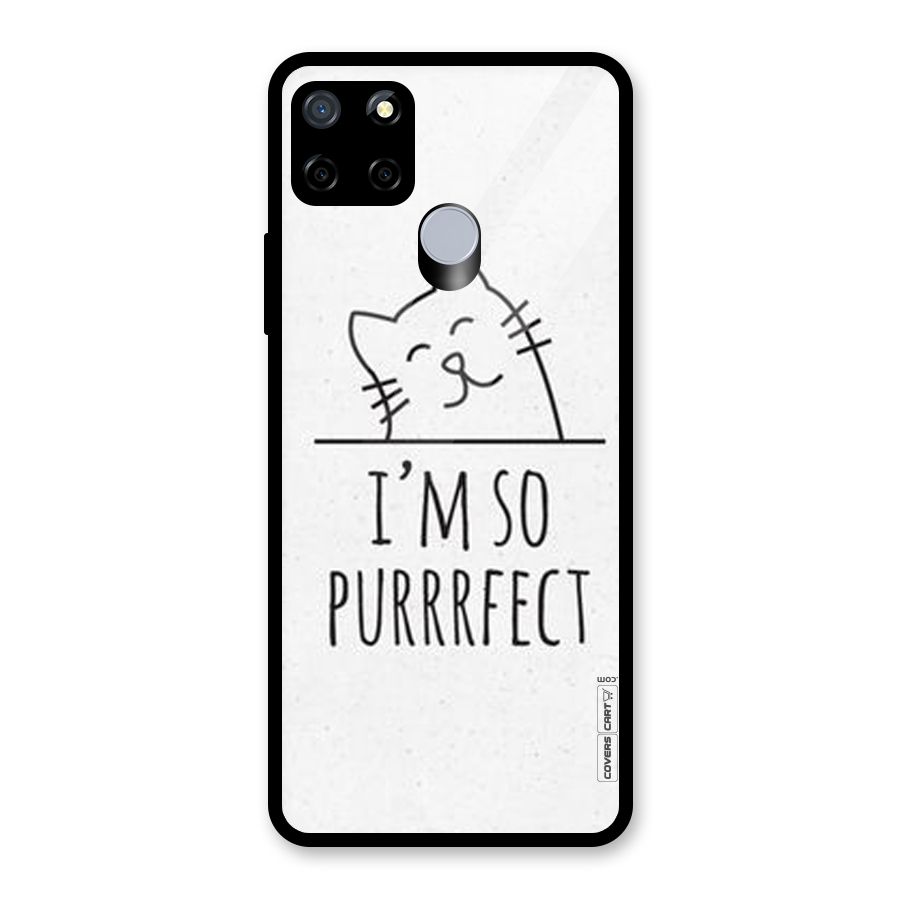 So Purrfect Glass Back Case for Realme C12