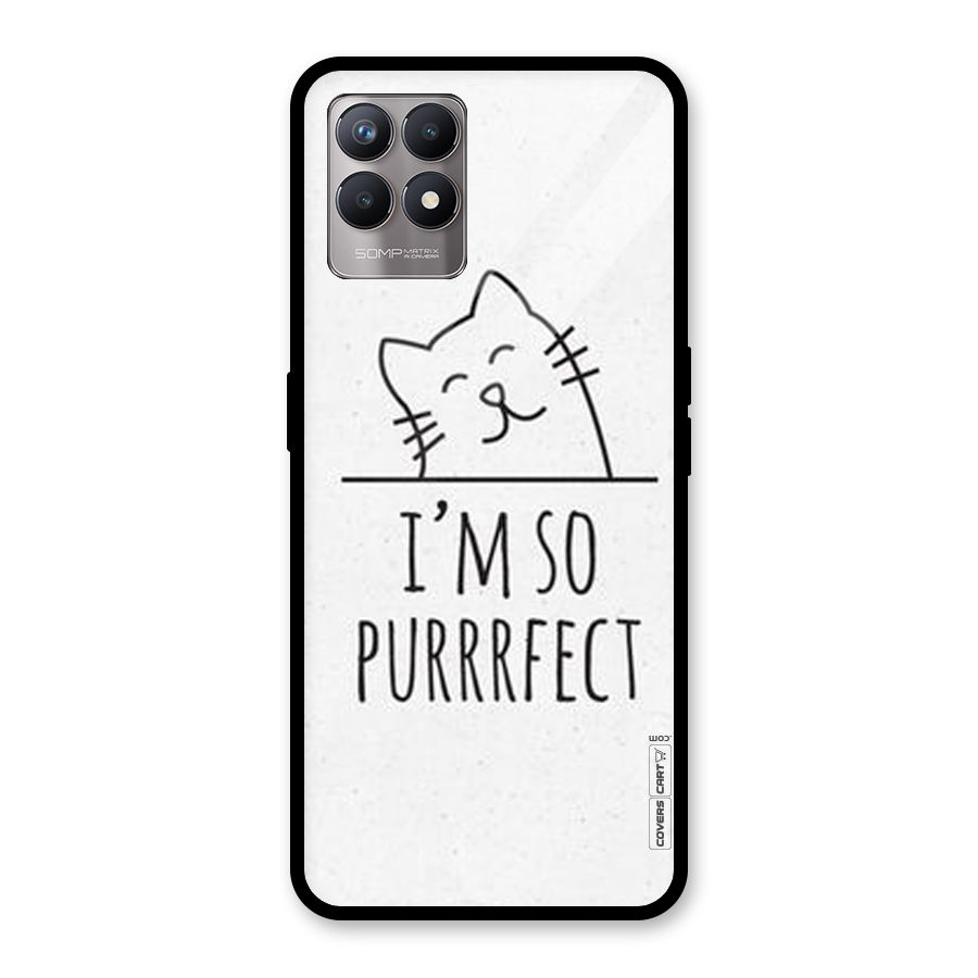 So Purrfect Glass Back Case for Realme Narzo 50