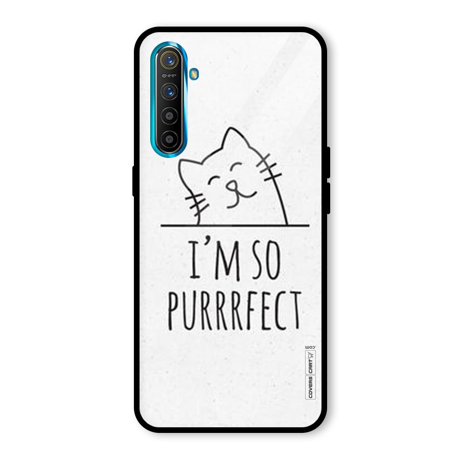 So Purrfect Glass Back Case for Realme X2