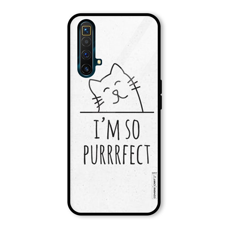 So Purrfect Glass Back Case for Realme X3 SuperZoom