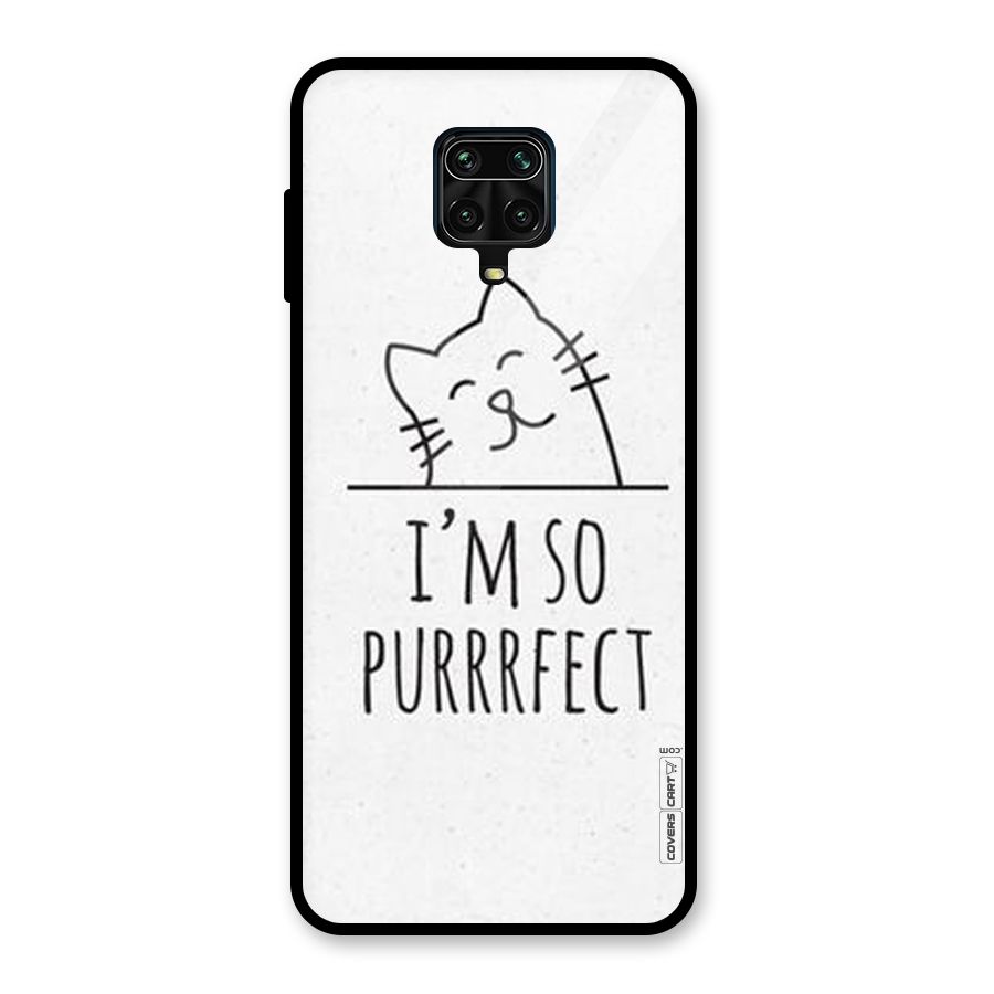 So Purrfect Glass Back Case for Redmi Note 10 Lite