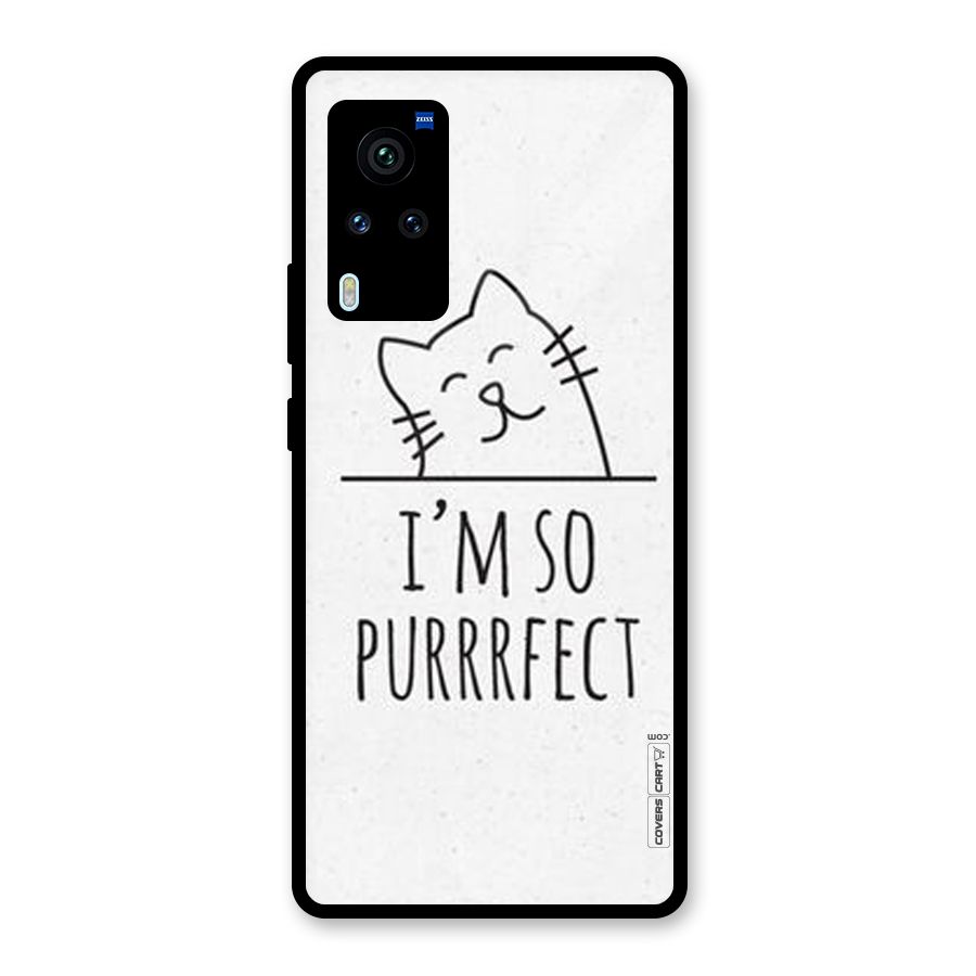 So Purrfect Glass Back Case for Vivo X60 Pro