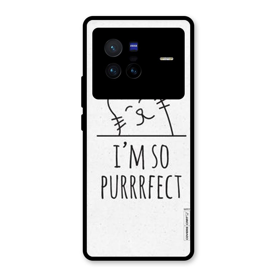 So Purrfect Glass Back Case for Vivo X80