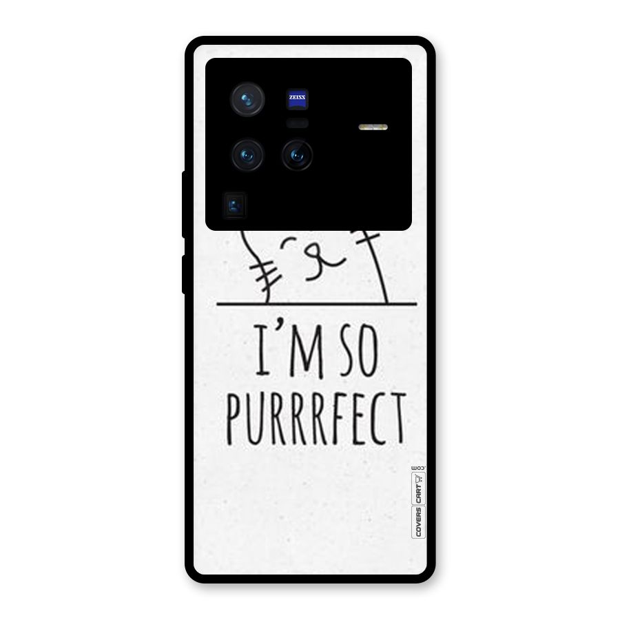 So Purrfect Glass Back Case for Vivo X80 Pro