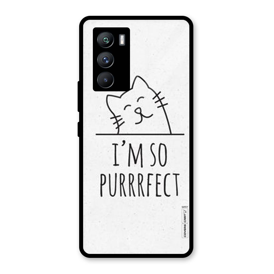 So Purrfect Glass Back Case for Vivo iQOO 9 SE