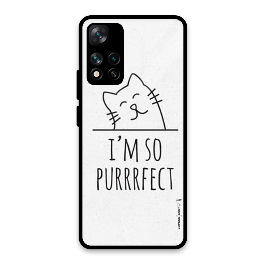 So Purrfect Glass Back Case for Xiaomi 11i HyperCharge 5G