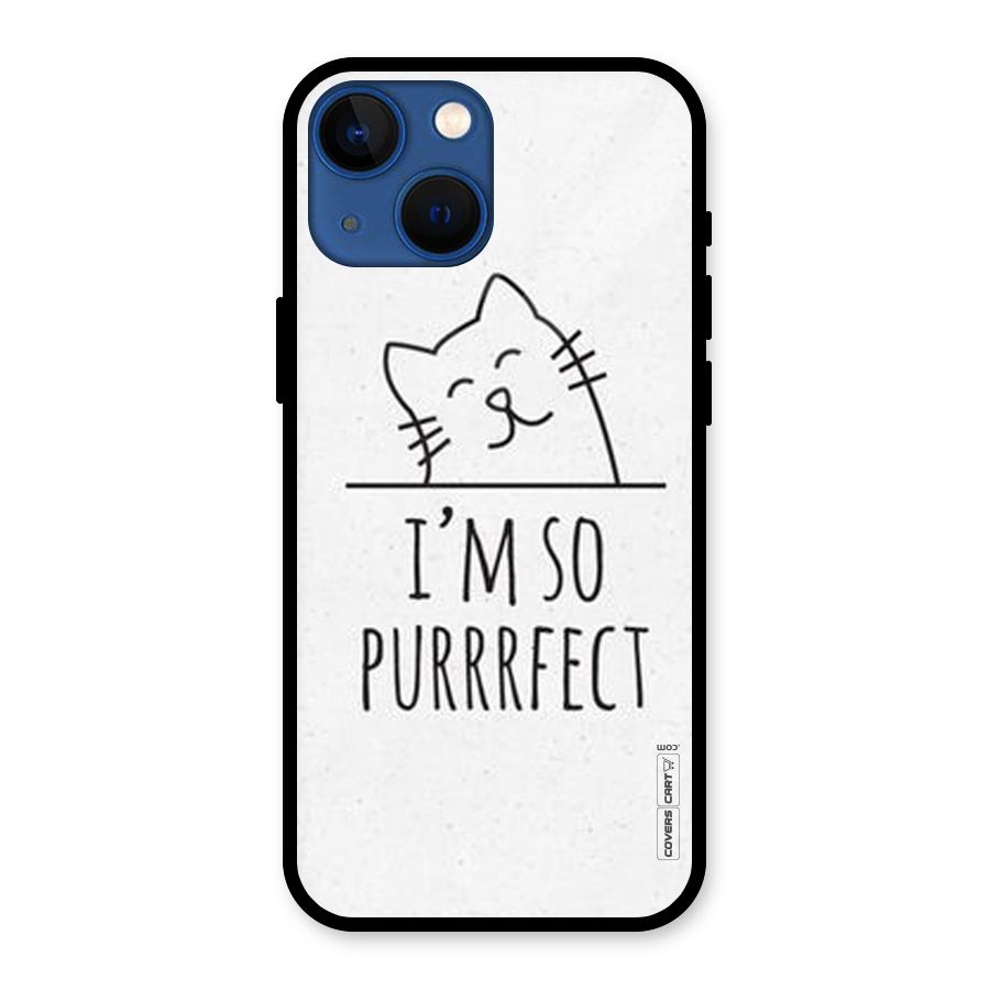 So Purrfect Glass Back Case for iPhone 13 Mini