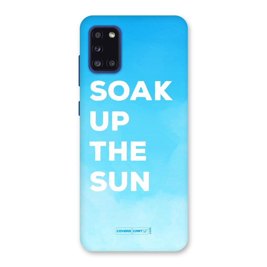 Soak Up The Sun Back Case for Galaxy A31