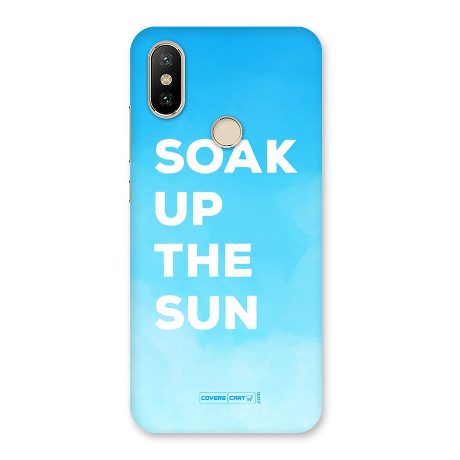 Soak Up The Sun Back Case for Mi A2