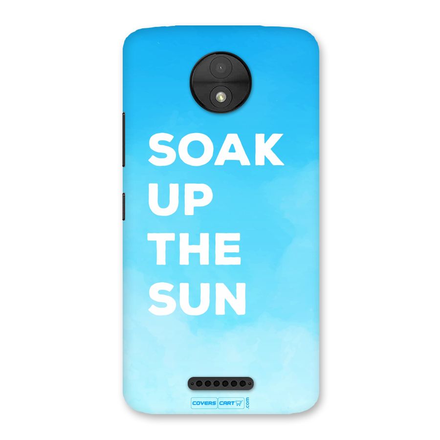 Soak Up The Sun Back Case for Moto C