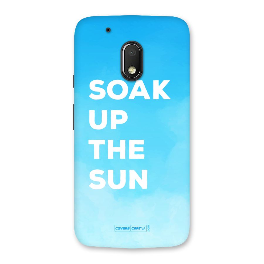 Soak Up The Sun Back Case for Moto G4 Play