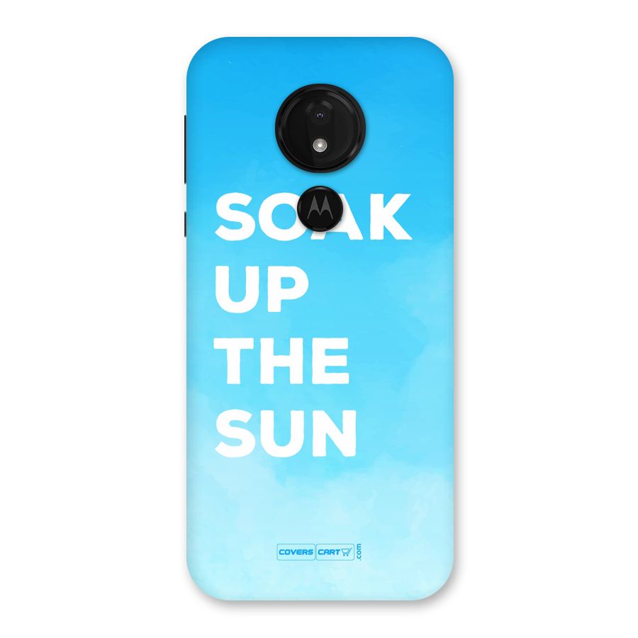 Soak Up The Sun Back Case for Moto G7 Power