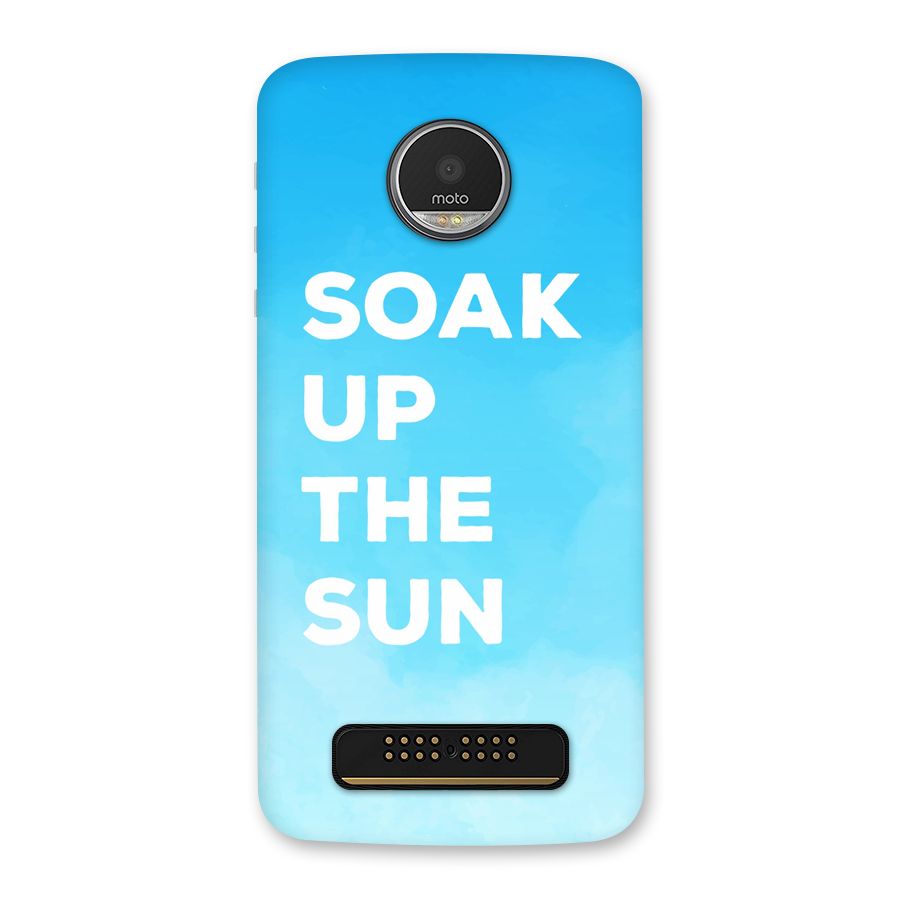Soak Up The Sun Back Case for Moto Z Play