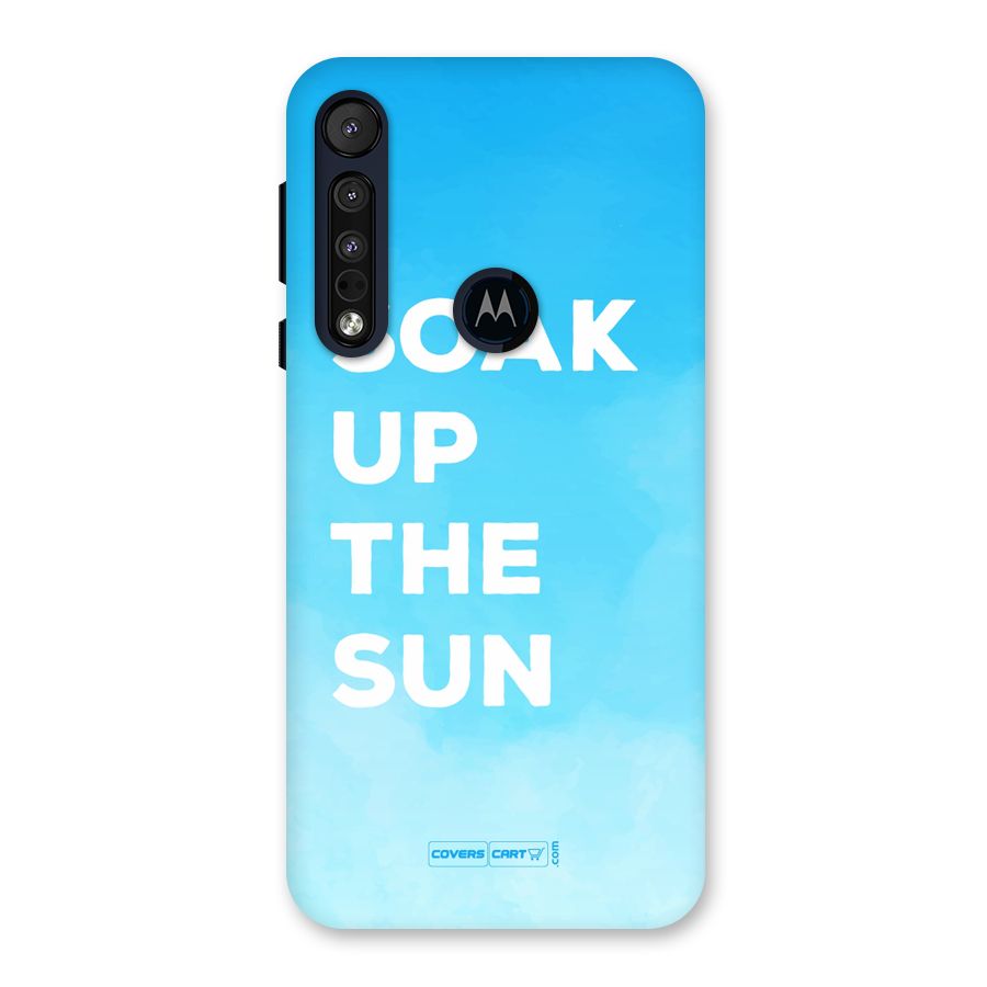 Soak Up The Sun Back Case for Motorola One Macro