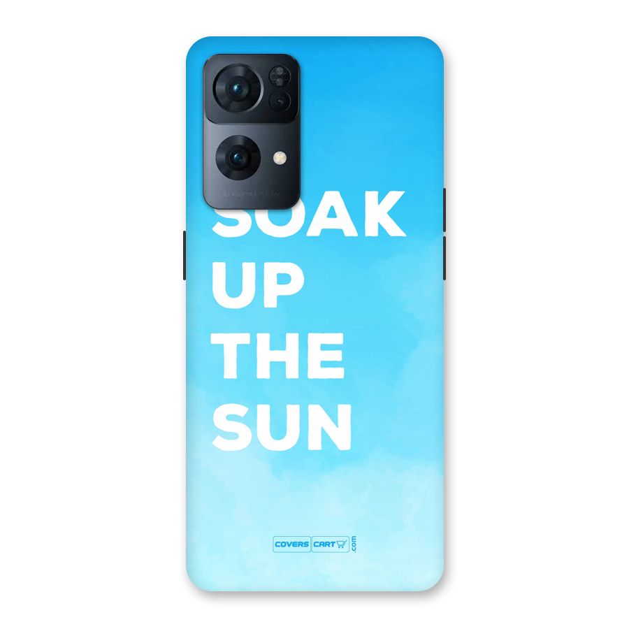 Soak Up The Sun Back Case for Oppo Reno7 Pro 5G