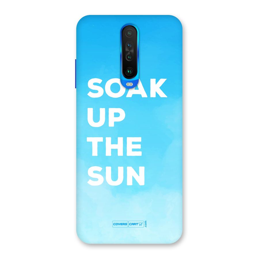 Soak Up The Sun Back Case for Poco X2