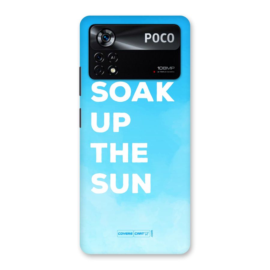 Soak Up The Sun Back Case for Poco X4 Pro 5G