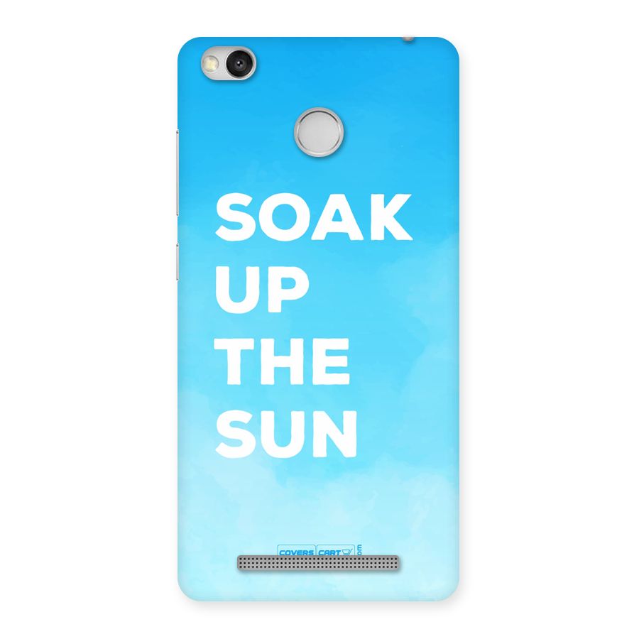 Soak Up The Sun Back Case for Redmi 3S Prime