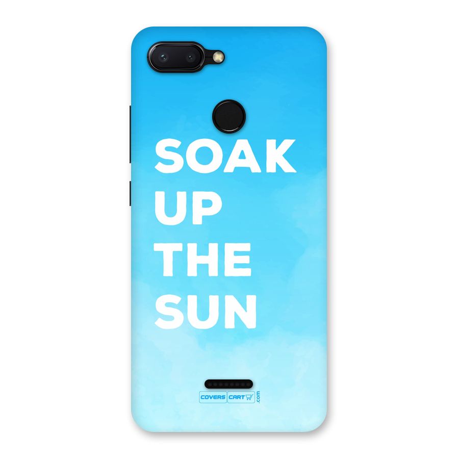 Soak Up The Sun Back Case for Redmi 6