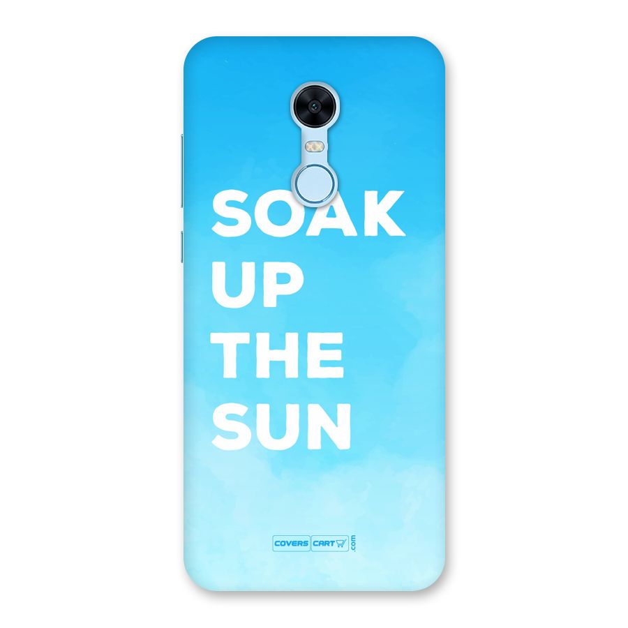 Soak Up The Sun Back Case for Redmi Note 5