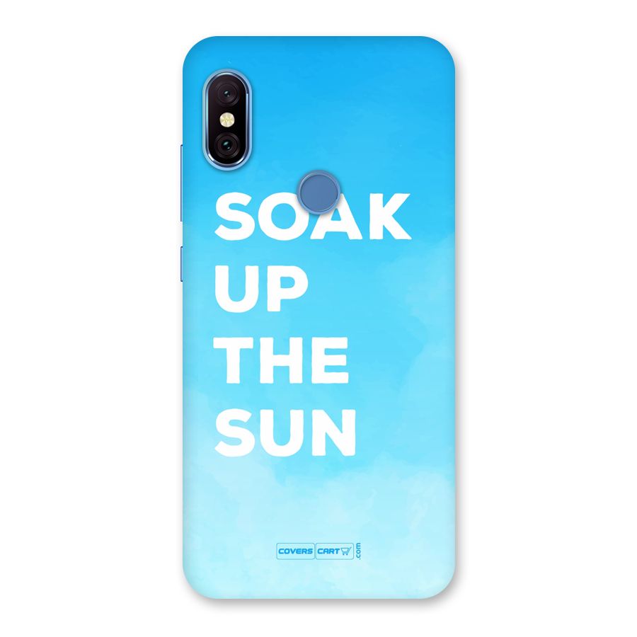 Soak Up The Sun Back Case for Redmi Note 6 Pro