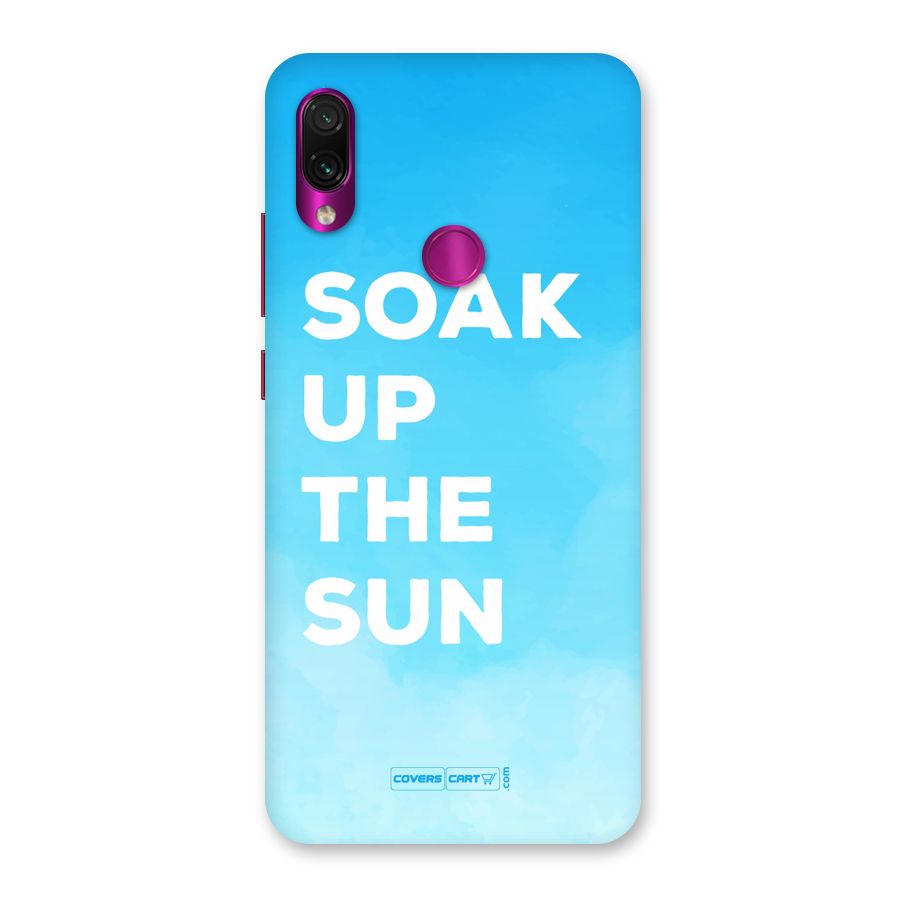 Soak Up The Sun Back Case for Redmi Note 7 Pro