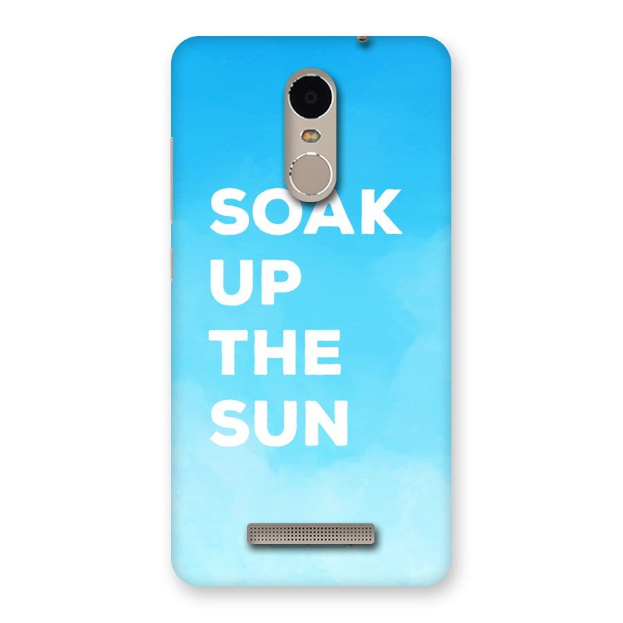 Soak Up The Sun Back Case for Xiaomi Redmi Note 3
