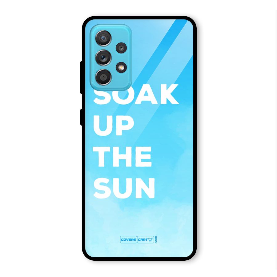 Soak Up The Sun Glass Back Case for Galaxy A52s 5G