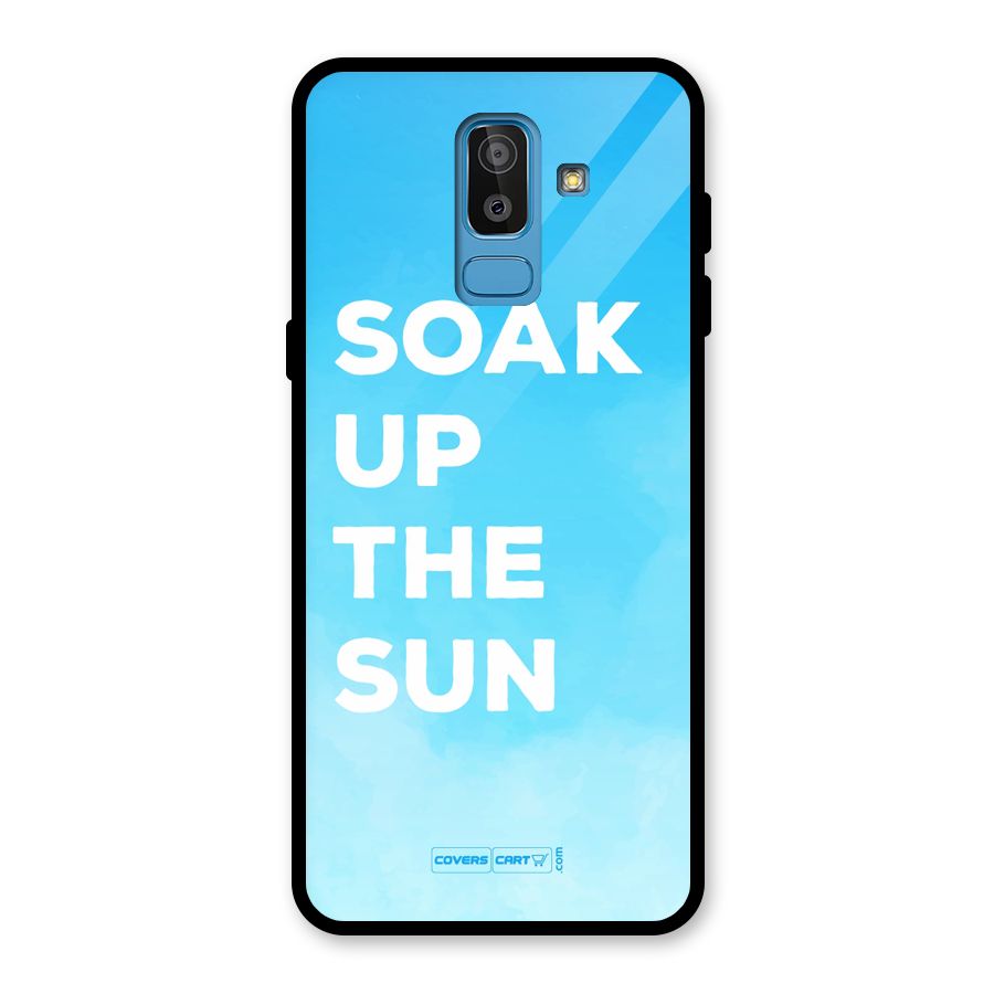 Soak Up The Sun Glass Back Case for Galaxy J8