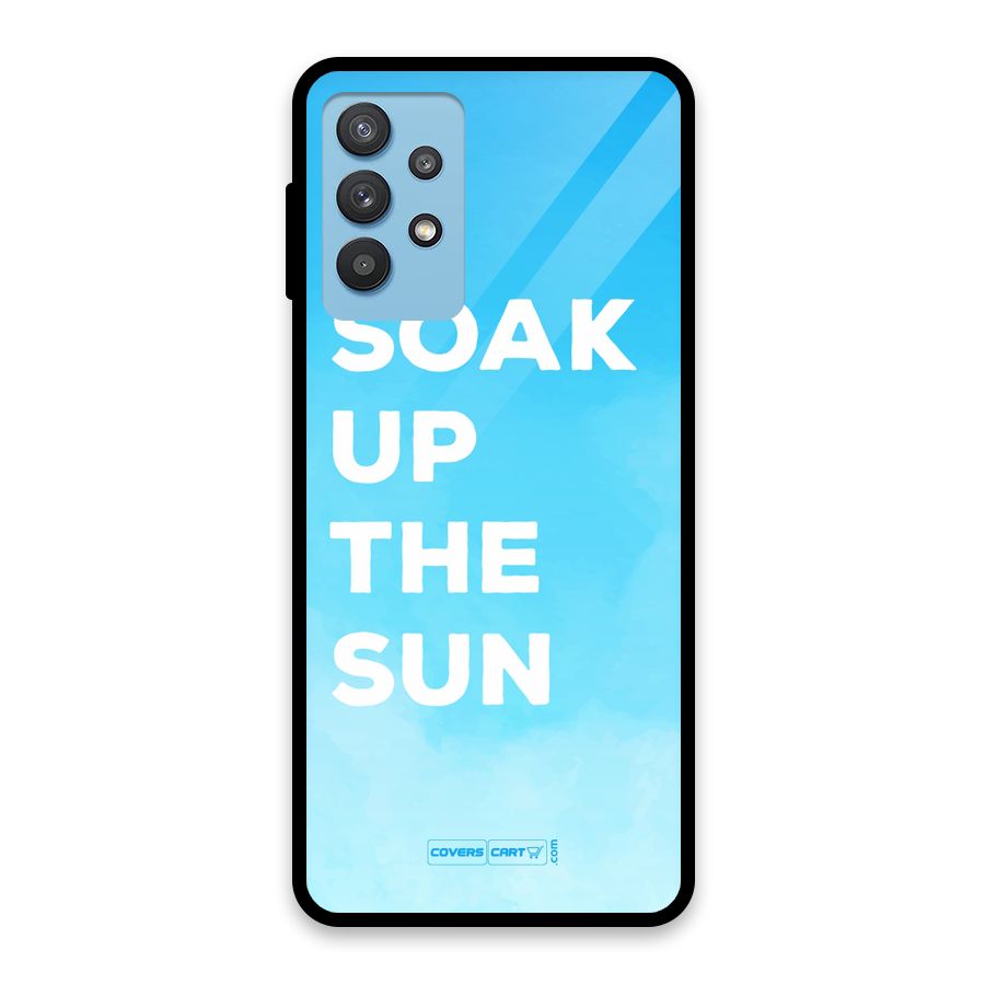 Soak Up The Sun Glass Back Case for Galaxy M32 5G