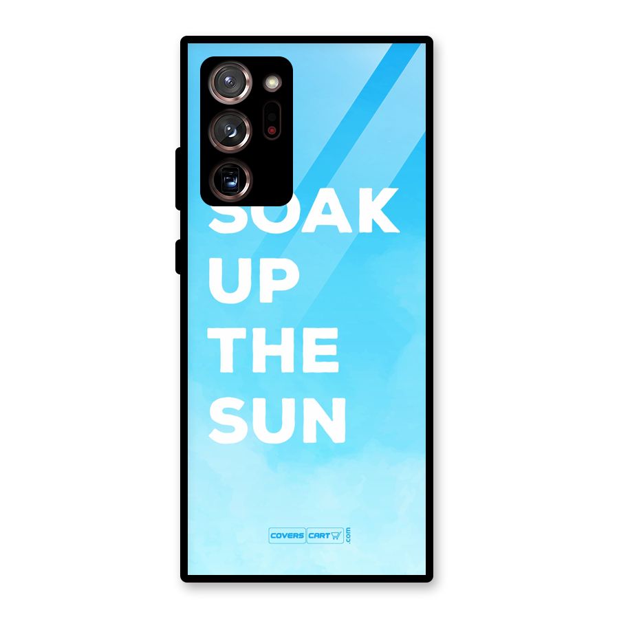 Soak Up The Sun Glass Back Case for Galaxy Note 20 Ultra