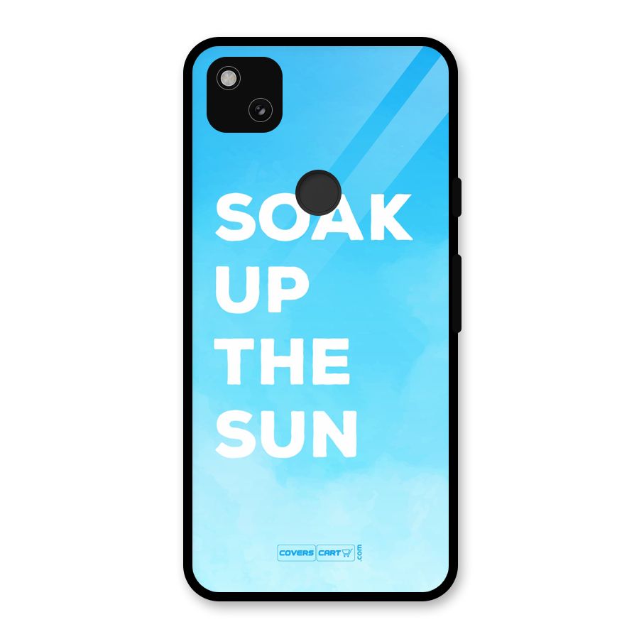 Soak Up The Sun Glass Back Case for Google Pixel 4a