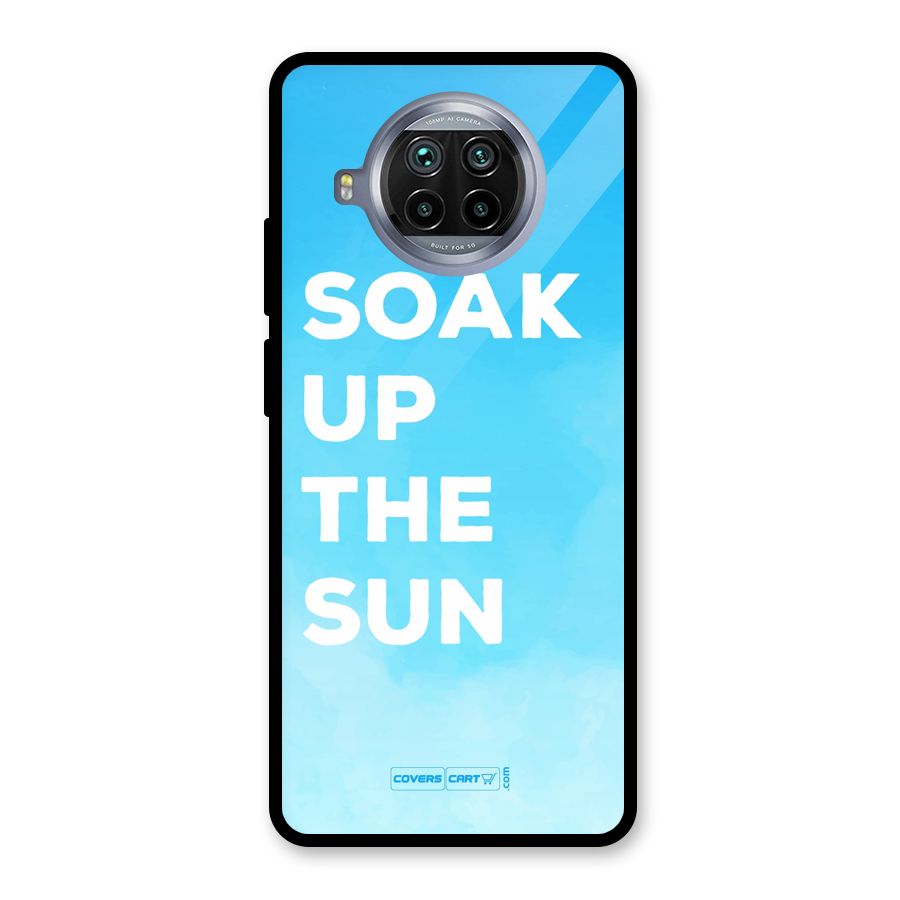 Soak Up The Sun Glass Back Case for Mi 10i