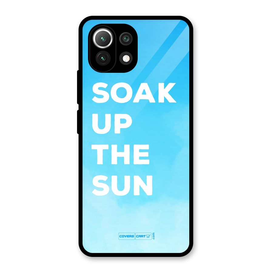Soak Up The Sun Glass Back Case for Mi 11 Lite NE 5G